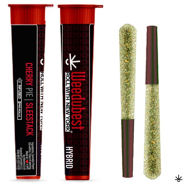 Featured image for “Pre-Rolls | Hybrid | Cherry Pie Sleestack | 2 x .5g (1G total)”