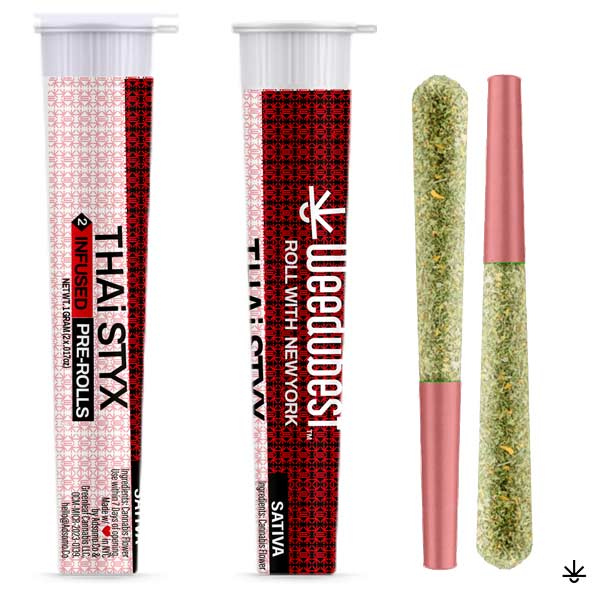 Featured image for “Pre-Rolls | Sativa | Thai Stick Strain | 2 x .5g (1G total) | #ThaiStyx Twins”